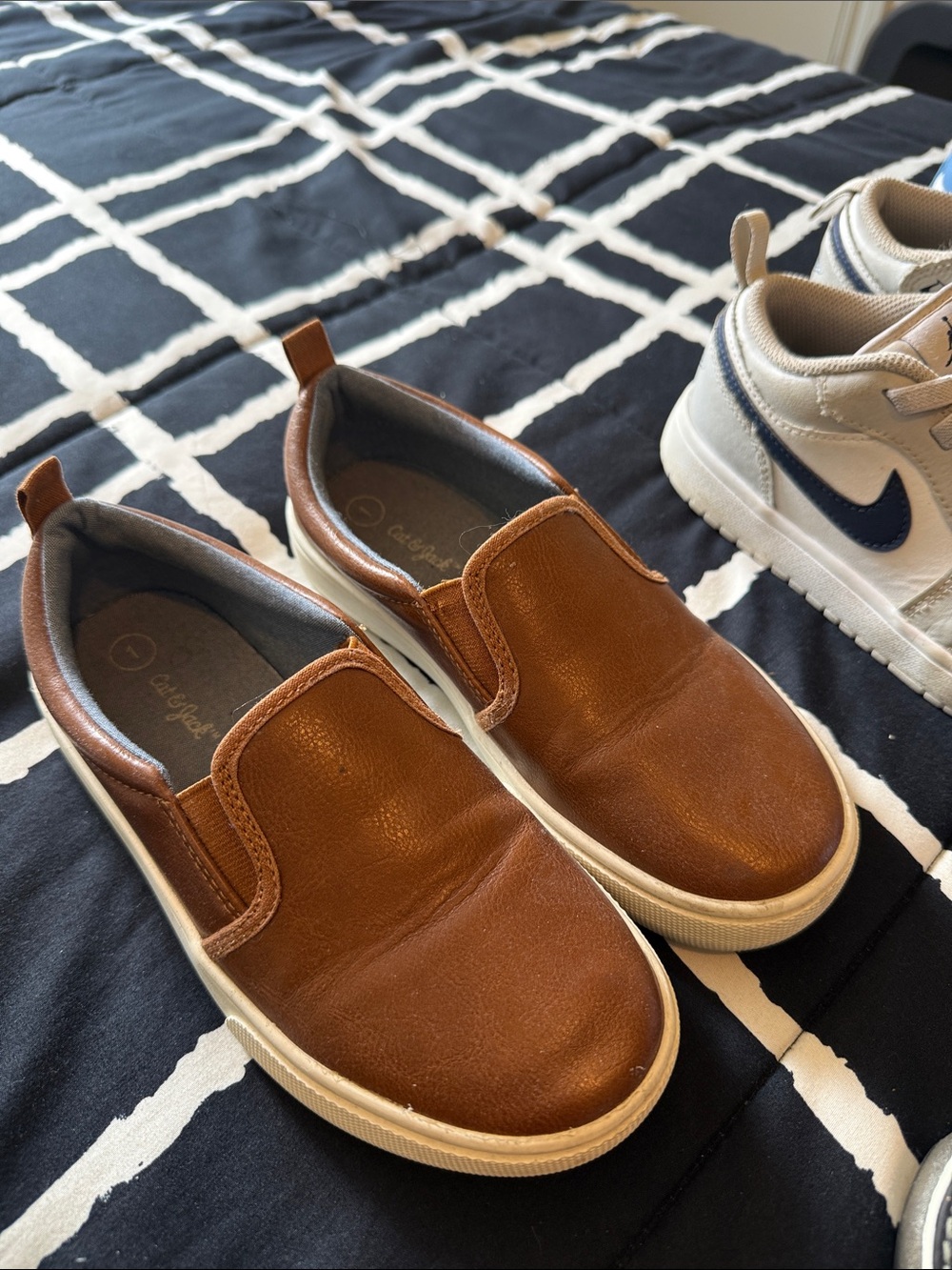Cat & Jack Brown Slip-On Sneakers for Kids